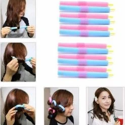 Gloednieuw ???? Ardran & Tookar Soft Foam Papillot EPE Softsticks 12 Delige Set Haarkrullerset - Foam Papillotten - Haarsrullerset Haarrollers / Haarkrullers / Krulspelden Set - Foam Papillotten - Krullen - Hair Foam Rollers ????