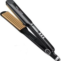 Groothandel ???? Save Steve Wafeltang - 100V-240V - Wafeltang Haar - 130-210 °C - 200W-krultang ⌛