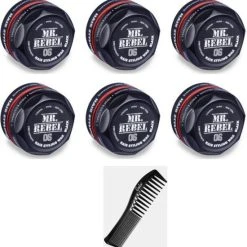 Coupon ???? Mr. Rebel MR REBEL 06 HAIR STYLING WAX BLACK 6 STUKS ⌛