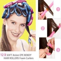 Gloednieuw ???? Ardran & Tookar Soft Foam Papillot EPE Softsticks 12 Delige Set Haarkrullerset - Foam Papillotten - Haarsrullerset Haarrollers / Haarkrullers / Krulspelden Set - Foam Papillotten - Krullen - Hair Foam Rollers ???? -Weleda Shop 550x566 2