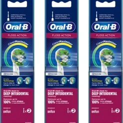 Nieuw ???? Oral B ORAL-B - Opzetborstels - FLOSS ACTION - Elektrische Tandenborstel Borsteltjes - 6 PACK ????