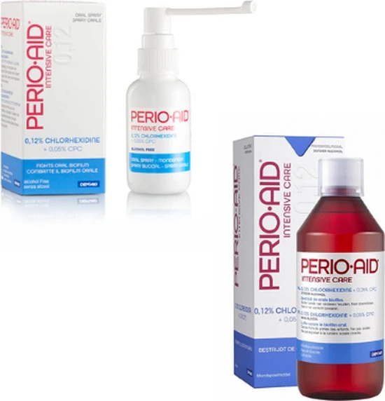 Flash-uitverkoop ⌛ Perio Aid PerioAid Voordeelpakket - Mondspoeling + Mondspray ???? 1 Flash-uitverkoop ⌛ Perio Aid PerioAid Voordeelpakket - Mondspoeling + Mondspray ????