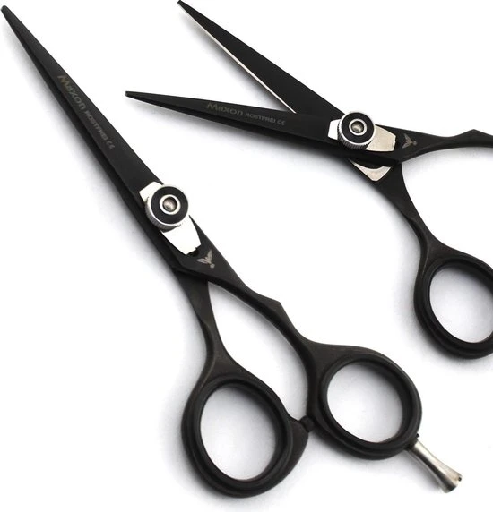 Beste deal ❤️ Maxon Professionele 5.5" Knipschaar - Rechtshandige Kappersschaar - Matzwart ???? 2 Beste deal ❤️ Maxon Professionele 5.5" Knipschaar - Rechtshandige Kappersschaar - Matzwart ???? - Afbeelding 2