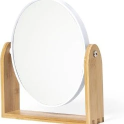 Nieuw ???? Merkloos Make-up Spiegel - Tafelspiegel - Op Standaard - Rond - Compact - Dames - Bamboe - Beige ???? 5 Nieuw ???? Merkloos Make-up Spiegel - Tafelspiegel - Op Standaard - Rond - Compact - Dames - Bamboe - Beige ???? -Weleda Shop 550x574 3