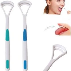 Gloednieuw ???? *** 2 Stuks Tongschraper - Tong Reiniger - Cleaning - Schone Tong - Van Heble® *** ????