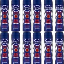 Coupon ???? Nivea Deo Spray Men - Dry Impact 48H Anti-transpirant - JUMBOPAK - 12 X 150 Ml ⌛
