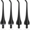 Begroting ⭐ Bintoi® ISonic OptiFloss F600 - Waterflosser Opzetstukjes - Jet Tips - Vervangingsset Voor Flosapparaat - 4 Stuks - Zwart ⌛