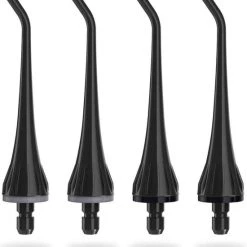 Begroting ⭐ Bintoi® ISonic OptiFloss F600 - Waterflosser Opzetstukjes - Jet Tips - Vervangingsset Voor Flosapparaat - 4 Stuks - Zwart ⌛