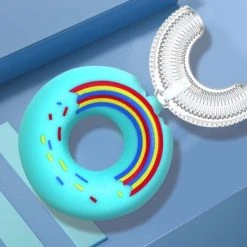 Nieuw ???? Belenthi Tandenborstel Kind-Handtandenborstel Voor Kinderen-2 Tot 12 Jaar-Zachte Silliconen-Baby Tandenborstel-Tandenborstel Baby En Peuter - U-Vormig - 360 Graden-Bijtringen-peutertandenborstel-U Vorm ???? -Weleda Shop 550x584 7