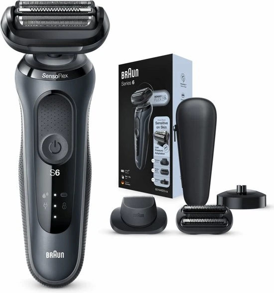 Beste Verkoop ⌛ Braun Series 6 60-N4820cs Grijs - Elektrisch Scheerapparaat Met Precisietrimmer En Baardtrimmer ❤️ 1 Beste Verkoop ⌛ Braun Series 6 60-N4820cs Grijs - Elektrisch Scheerapparaat Met Precisietrimmer En Baardtrimmer ❤️