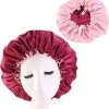 Beste recensies van ???? Afabs® Rode Satijnen Slaapmuts / Hair Bonnet / Haar Bonnet Van Satijn / Satin Bonnet / Afro Nachtmuts Voor Slapen ????