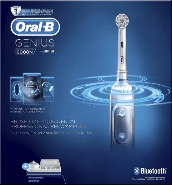 Begroting ???? Oral B Oral-B Genius 8000N - Elektrische Tandenborstel - Wit ✔️ 5 Begroting ???? Oral B Oral-B Genius 8000N - Elektrische Tandenborstel - Wit ✔️ - Afbeelding 5