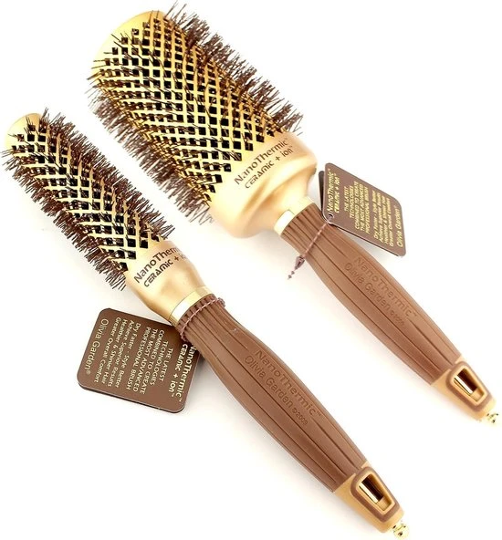 Gloednieuw ???? Olivia Garden - Nano Thermic Ceramic + Ion Round Brush - 64 Mm ???? 2 Gloednieuw ???? Olivia Garden - Nano Thermic Ceramic + Ion Round Brush - 64 Mm ???? - Afbeelding 2