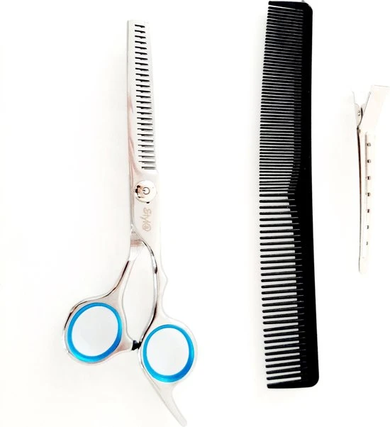 Uitgang ???? Styl@ Uitdunschaar - Kappersschaar - Effileerschaar - Coupeschaar - 6 Inch Haar Schaar - Kapperschaar Rechtshandig- GRATIS Kam En Haarclip ✨ 3 Uitgang ???? Styl@ Uitdunschaar - Kappersschaar - Effileerschaar - Coupeschaar - 6 Inch Haar Schaar - Kapperschaar Rechtshandig- GRATIS Kam En Haarclip ✨ - Afbeelding 3