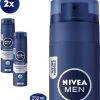 Hete verkoop ???? NIVEA MEN Protect & Care Scheergel - 2 X 200 Ml - Voordeelverpakking ????
