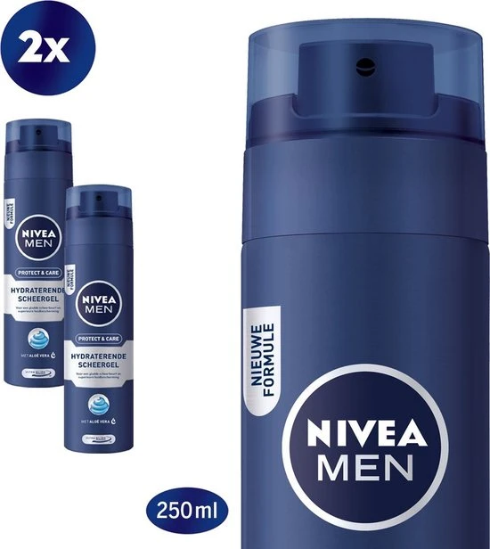 Hete verkoop ???? NIVEA MEN Protect & Care Scheergel - 2 X 200 Ml - Voordeelverpakking ???? 1 Hete verkoop ???? NIVEA MEN Protect & Care Scheergel - 2 X 200 Ml - Voordeelverpakking ????