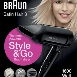 Goedkoopste ???? Braun Satin Hair 3 HD 350 Style&Go Föhn ????