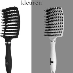 Top 10 ???? MOONIE'S® Anti-Klit Haarborstel - Met Luxe Handvat - Haarborstel - Curved - Föhn Haarborstel - Zwart ???? -Weleda Shop 550x626 1