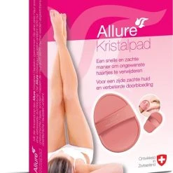 Groothandel ???? Allure Zwitserland Allure Kristalpad Pijnloos Ontharen Pad Incl. Opbergtasje ❤️