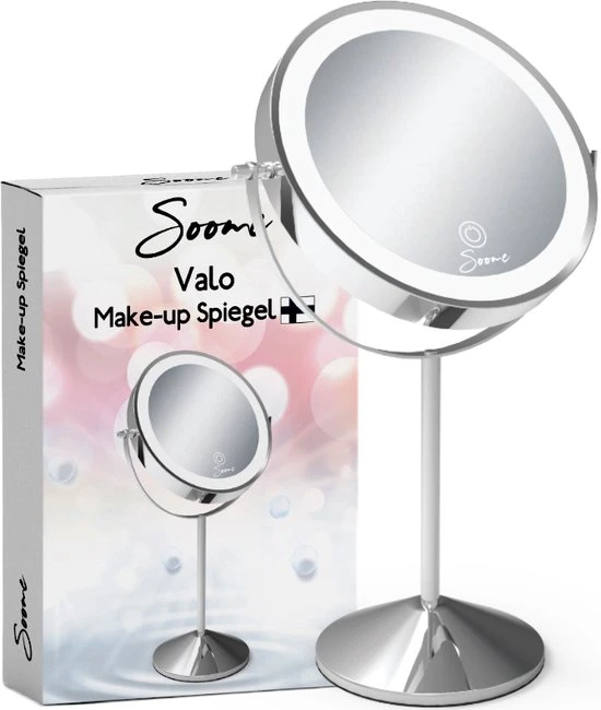 Groothandel ???? Soome Valo - Make Up Spiegel – USB Oplaadbaar - 10X Vergroting - 360 Graden Draaibaar - Dim Functie - Make Up Spiegel Met Verlichting ✨ 1 Groothandel ???? Soome Valo - Make Up Spiegel – USB Oplaadbaar - 10X Vergroting - 360 Graden Draaibaar - Dim Functie - Make Up Spiegel Met Verlichting ✨