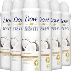 Flash-uitverkoop ???? Dove Coco & Jasmine Anti-transpirant Deodorant - 6 X 150 Ml - Voordeelverpakking ????