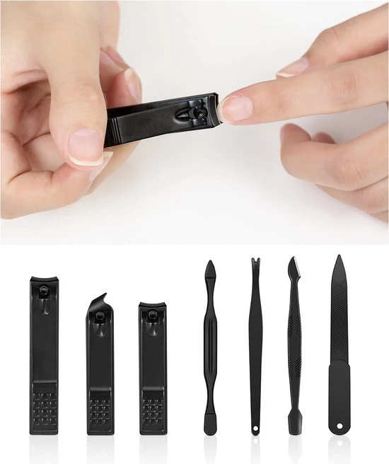 Beste deal ???? Royal WM Professionele Manicure Set - 23 Delig - Pedicure - Pedicure Set - Nagelknipper - Pincet - Puisten Verwijderaar ???? 4 Beste deal ???? Royal WM Professionele Manicure Set - 23 Delig - Pedicure - Pedicure Set - Nagelknipper - Pincet - Puisten Verwijderaar ???? - Afbeelding 4