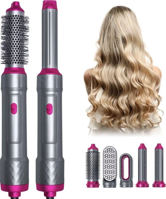 Beste Pirce ???? DI ANGELO Föhnborstel - 5-in-1 Multi Styler - Krultang - Hairwrap - Airstyler - Krulborstel - Hairstyler - Oktober 2022 Edition ???? 1 Beste Pirce ???? DI ANGELO Föhnborstel - 5-in-1 Multi Styler - Krultang - Hairwrap - Airstyler - Krulborstel - Hairstyler - Oktober 2022 Edition ????