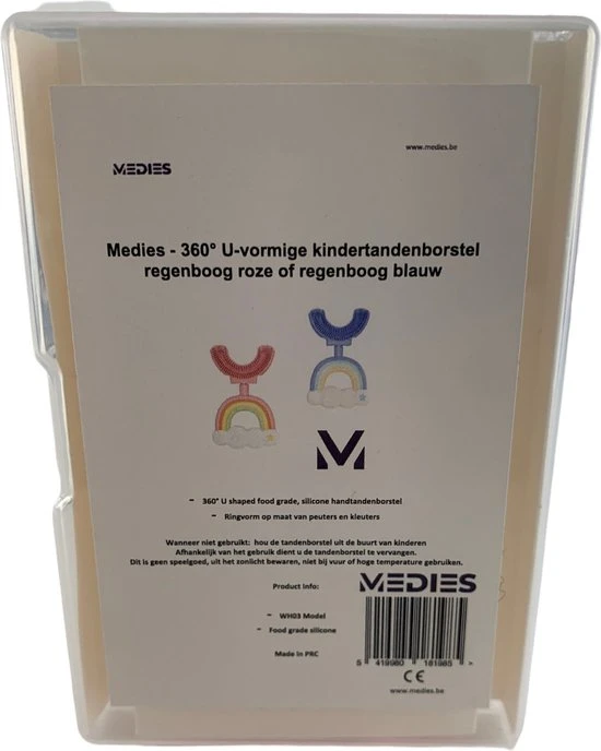 Top 10 ???? Medies - 360° U-vormige Kindertandenborstel Regenboog Roze | Baby Tandenborstel | Kindertandenborstel | Peuter Tandenborstel | U-vorm - Siliconen - Bpa Free - 2 Tot 7 Jaar ⭐ 8 Top 10 ???? Medies - 360° U-vormige Kindertandenborstel Regenboog Roze | Baby Tandenborstel | Kindertandenborstel | Peuter Tandenborstel | U-vorm - Siliconen - Bpa Free - 2 Tot 7 Jaar ⭐ - Afbeelding 8