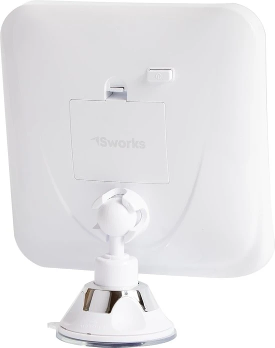 Begroting ???? Sworks Vergroot Make Up En Scheer Spiegel Met LED Verlichting Vierkant - 10x Vegroting En Natuurlijk Licht Voor Cosmetica/Scheren/Epileren - 360° Graden Verstelbare Zuignap En Wandbevestiging ???? 7 Begroting ???? Sworks Vergroot Make Up En Scheer Spiegel Met LED Verlichting Vierkant - 10x Vegroting En Natuurlijk Licht Voor Cosmetica/Scheren/Epileren - 360° Graden Verstelbare Zuignap En Wandbevestiging ???? - Afbeelding 7