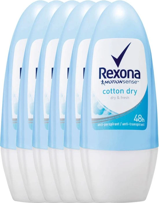 Flash-uitverkoop ❤️ Rexona Dry Cotton Deodorant Roller - 6 X 50 Ml - Voordeelverpakking ???? 1 Flash-uitverkoop ❤️ Rexona Dry Cotton Deodorant Roller - 6 X 50 Ml - Voordeelverpakking ????