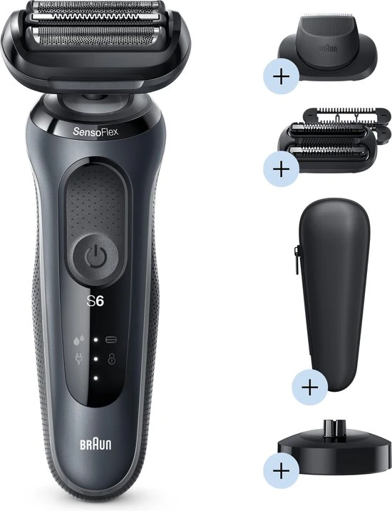 Beste Verkoop ⌛ Braun Series 6 60-N4820cs Grijs - Elektrisch Scheerapparaat Met Precisietrimmer En Baardtrimmer ❤️ 12 Beste Verkoop ⌛ Braun Series 6 60-N4820cs Grijs - Elektrisch Scheerapparaat Met Precisietrimmer En Baardtrimmer ❤️ - Afbeelding 12