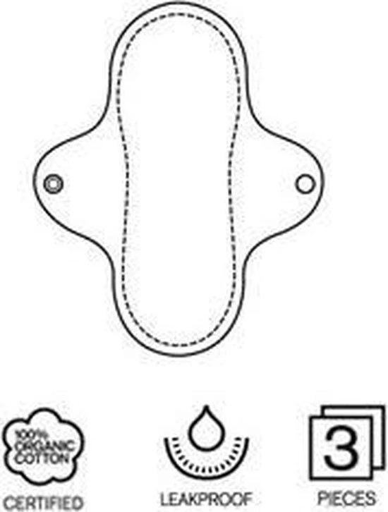 Promo ⌛ ImseVimse Wasbaar Inlegkruisjes - Zwart - 3 Stuks ???? 2 Promo ⌛ ImseVimse Wasbaar Inlegkruisjes - Zwart - 3 Stuks ???? - Afbeelding 2