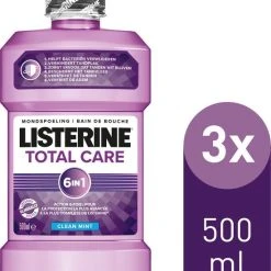 Beste Pirce ⌛ Listerine Total Care - Mondspoeling - 3x500ml ????