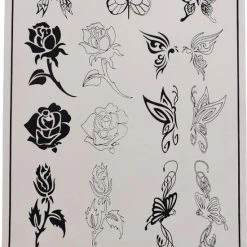 Beste Pirce ⭐ Lashes & More 4 Stuks (assorti) Bedrukte Oefenhuid - Tattoo - Pmu - Nep Oefenhuid. ????