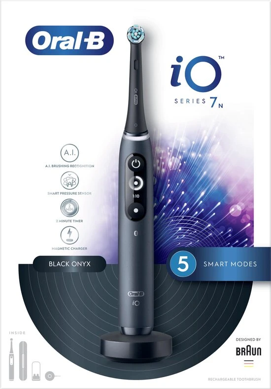 Groothandel ???? Oral B Oral-B IO - 7n - Black Elektrische Tandenborstel Ontworpen Door Braun ❤️ 2 Groothandel ???? Oral B Oral-B IO - 7n - Black Elektrische Tandenborstel Ontworpen Door Braun ❤️ - Afbeelding 2