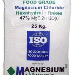 Promo β Magnesium Badkristallen-Vlokken-Flakes Van Himalaya Magnesium | 25 Kg - In Stevige Zak - Food Kwaliteit | Magnesium Voetbadzout ????