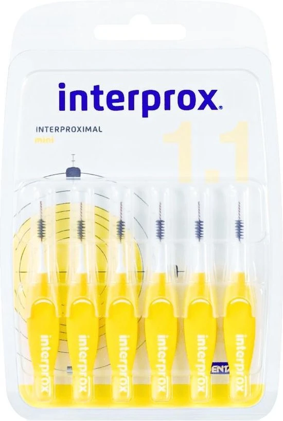 Nieuw ???? 3x Interprox Ragers Mini 1.1 Geel Blister à 6 Stuks ???? 5 Nieuw ???? 3x Interprox Ragers Mini 1.1 Geel Blister à 6 Stuks ???? - Afbeelding 5