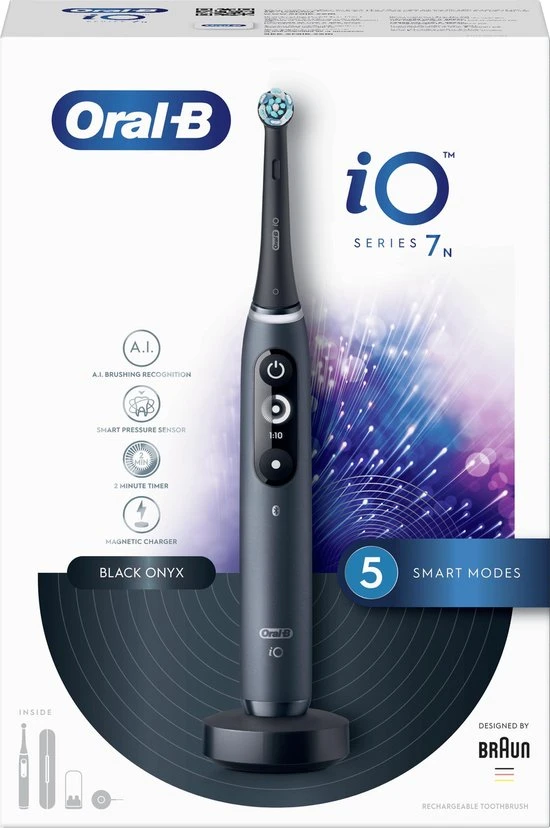 Groothandel ???? Oral B Oral-B IO - 7n - Black Elektrische Tandenborstel Ontworpen Door Braun ❤️ 3 Groothandel ???? Oral B Oral-B IO - 7n - Black Elektrische Tandenborstel Ontworpen Door Braun ❤️ - Afbeelding 3