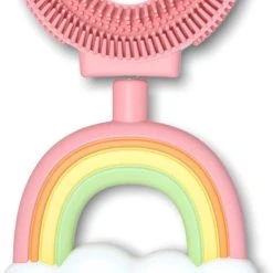 Top 10 ???? Medies - 360° U-vormige Kindertandenborstel Regenboog Roze | Baby Tandenborstel | Kindertandenborstel | Peuter Tandenborstel | U-vorm - Siliconen - Bpa Free - 2 Tot 7 Jaar ⭐